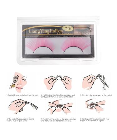 Shop Lurrose 3 Pairs Curly Fake Eyelashes - Perfect for Halloween Cosplay & Carnival - International Shipping Available - Buy Online on GoSupps.com