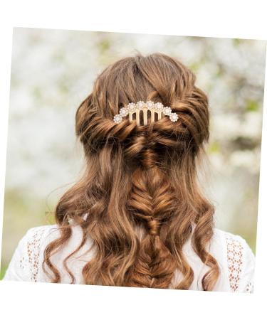 DOITOOL Womens Headpiece Pearl Hair Side Comb Hair Comb for Girls Wedding Hair Accessories for Brides Hair Accessories for Women Hair Combs Hair Piece Miss Grace Imitation Pearls - Buy Online on GoSupps.com