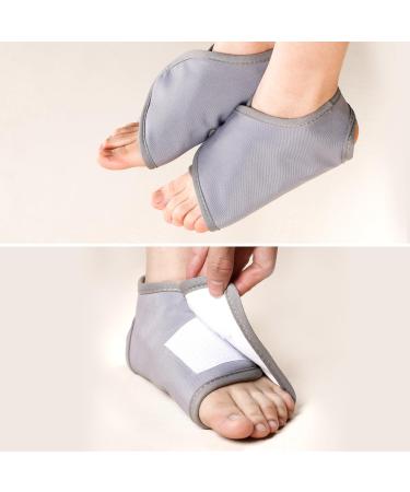 Peutier 2-Piece Ankle Castor Oil Pack - Convenient Wrap for Foot Support Gray - Perfect for Women's Ankle Care - Buy Online on GoSupps.com
