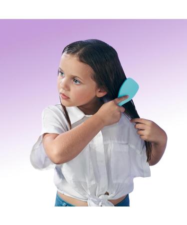 Tangle Teezer Mini: Ultimate Detangler Hairbrush for Kids & Travel - Reduces Knots & Breakage, Gentle on Wet Hair, Sea Green - Buy Online on GoSupps.com