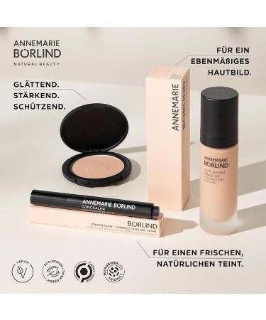 ANNEMARIE B RLIND TEINT EFFECTIVE NATURAL Beauty Natuwear Foundation Almond 30 ml conceals blemishes circles around the eyes redness and pigment spots vegan - Buy Online on GoSupps.com