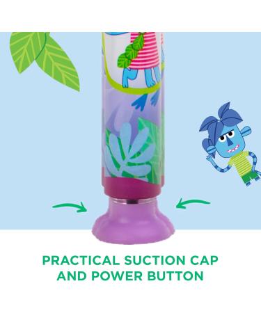 Gum Light-Up Toothbrush for Kids | Flashing Timer | Soft Bristles | Suction Cap | 4-Pack with Bonus Sample | Perfect for Timely Brushing - Buy Online on GoSupps.com