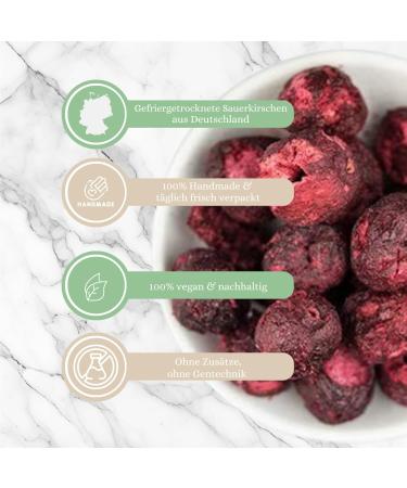  1001 Frucht 1001 Frucht Freezer Dried Sauce Cherries 100g Natural No Added Sugar From Germany Premium Oxygen Cherries Created & Sun Dried Whole Fruits - Buy Online on GoSupps.com
