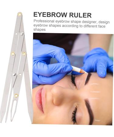 Abaodam 2pcs Eyebrow Scale lady tools eyebrow Positioning DIY Ruler Eyebrow Positioning Tool adjustable mold - Buy Online on GoSupps.com