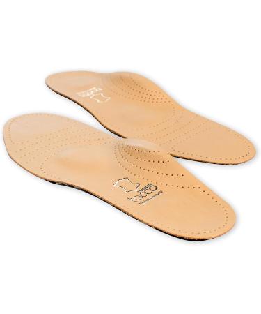 Buy Tacco Deluxe Orthotic Shoe Insoles | Premium Leather Arch Support for Flat Feet & Plantar Fasciitis - International Shipping Available - Buy Online on GoSupps.com