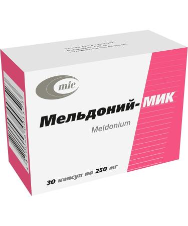 Meldonium-MIC 250mg 30 Cap (Set of 2) - Buy Online on GoSupps.com