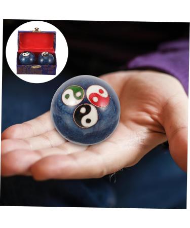 Collbath Hand Massage Balls Set - Baoding & Cloisonne Fitness Balls for Hand Exercises | International Shipping - Buy Online on GoSupps.com