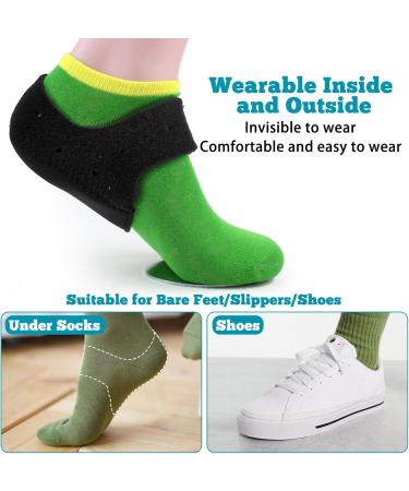 Comfortable Heel Cushions for Pain Relief | Plantar Fasciitis & Heel Spur Support (1 Pair - Large - Buy Online on GoSupps.com