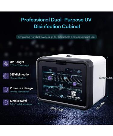 10L UV Sanitizer Box: Kills 99.9% Bacteria & Viruses in 10 Mins | Great for Baby Bottles, Toys, Jewelry, Phones | UV Sterilizer Cabinet for Salon, Spa, Office & Home - Buy Online on GoSupps.com