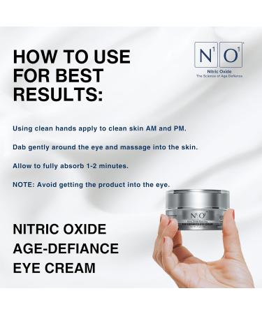 N1O1 Face Moisturizer and Eye Cream with Nitric Oxide for Wrinkles and Fine Lines - Buy Online on GoSupps.com