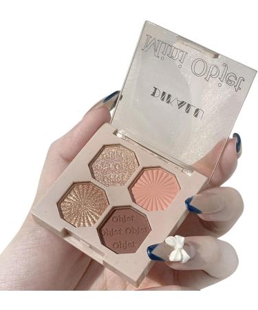 XGZ Eyeshadow Makeup Shimmer Glitter Eye Shadow Long Lasting Self-Adhesive Eye Shadow Neutral Cosmetic Eye Shadow 4 Colors - Buy Online on GoSupps.com