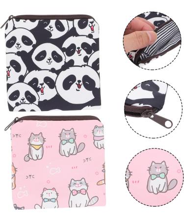 ABOOFAN Women's Period Organizer Set - 4 Pack Cartoon Storage Pockets for Tampons & Pads - Buy Online on GoSupps.com