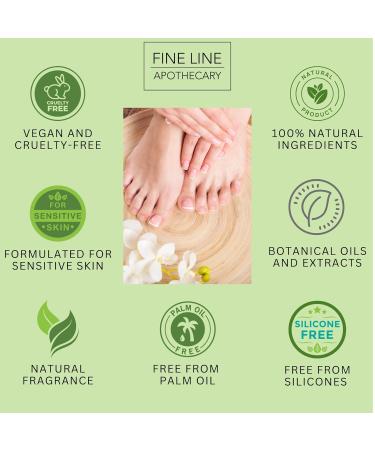 100% Natural Body Butter | Shea Butter Coconut Oil & Tea Tree Oil - Fine Line Apothecary | Moisturizes Skin Scalp Hair & Nails - Buy Online on GoSupps.com