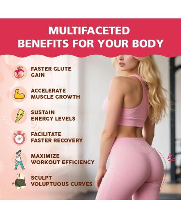 Glorithiventa Cholesterol & Booty Gummies Supplement Bundle - Plant Sterols & Stanols + CurvaBoost BBL Herb Blend & Creatine Monohydrate - Cholesterol Normal Level Booty Curves & Energy - Buy Online on GoSupps.com