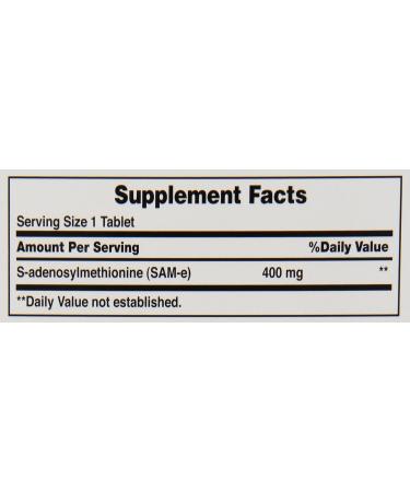 Nature's Bounty SAM-E 400mg Dietary Supplement - Supports Joint Health - 30 Tablets - Buy Online on GoSupps.com