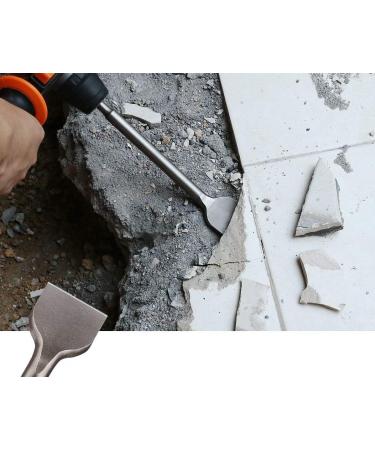 BlueNatHxRPR SDS Plus Hammer Drill Chisel Bits Set Rotary Hammer SDS Bits Set Including Point Chisel Flat Chisel Wide Flat Chisel and Grooving Chisel - Buy Online on GoSupps.com