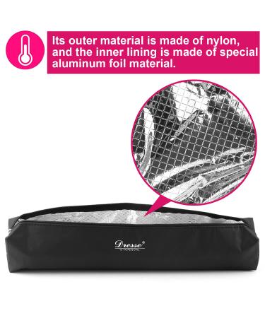 Dresse 2 Pack Women's Travel Hair Styling Set with Aluminum Foil Insulation - Hair Straightener, Curling Iron, Hair Brush - Buy Online on GoSupps.com