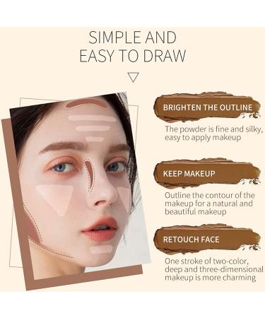 ONLYOILY Double-End Contour Highlighter Stick - Face Highlighter & Contour Makeup Cream Concealer - Buy Online on GoSupps.com