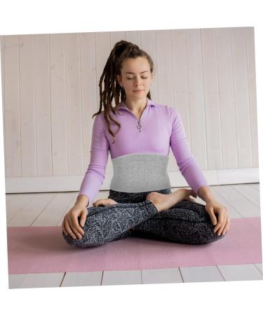 Charcoal Waist Support Heating Pad - Portable Lumbar Belt for Cozy Warmth & Sports Support | 82x28x0.6cm Light Grey - Buy Online on GoSupps.com