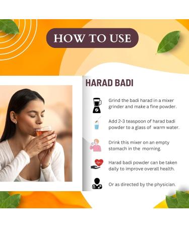 Harad badi Whole - 200 Gm - Kadukkai - Karakkaya - Jaune Terminalia Chebula Haritaki - Buy Online on GoSupps.com