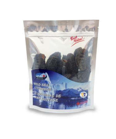 Arctica Food Canadian Dried Wild Sea Cucumber - 0 Trans 0 Cholesterol Low Sodium Great Source of Protein Premium Quality Superfood Value (454g x 1 Pack) 454 g (Pack of 1)