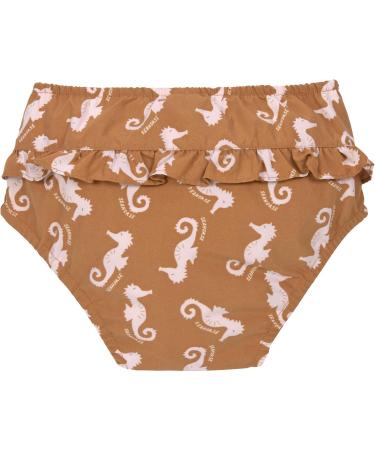 L SSIG Baby Swim Diaper & Swim Trunks - Seahorse Caramel (Size 62/68 3-6 Months) - Eco-Friendly Leak-Proof Swimwear for Infants - Buy Online on GoSupps.com