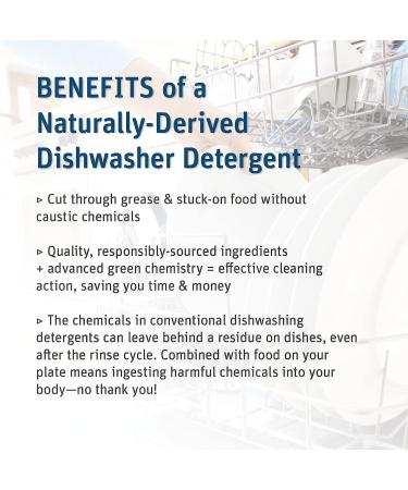 Grab Green Dishwashing Detergent Powder 3.17 lbs - Fragrance Free, Plant and Mineral Based Formula for Superior Cleaning - 80 Loads, Powerful Grease Removal, Brilliant Shine - Unscented (Pack of 1) - Buy Online on GoSupps.com