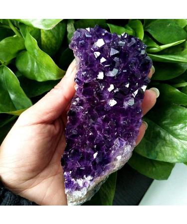 Natural Crystal Rough 1PC 80-100g Natural Brazilian Amethyst Stone Quartz Crystal Cluster Rock Specimens Ornament Home Decor dingchi Purple - Buy Online on GoSupps.com