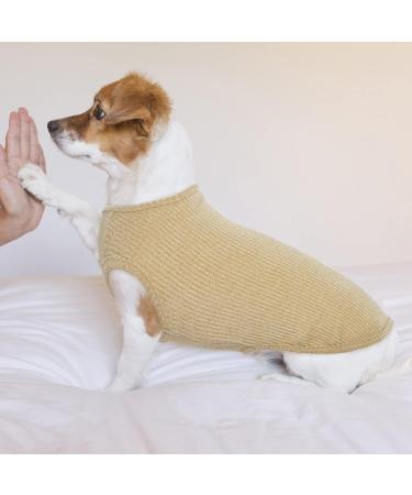 Hjumarayan Dog Sweater for Small Dogs | Thin Washable Elastic Striped Shirt for Chihuahua & Yorkshire Terrier (Yellow S) - Buy Online on GoSupps.com