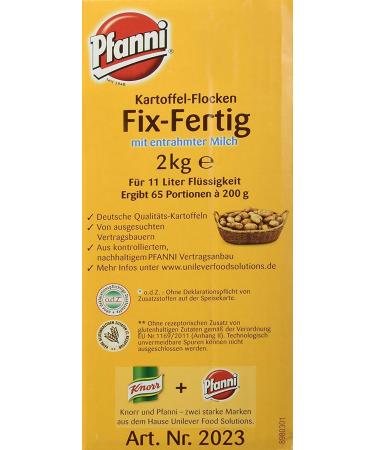 Pfanni Potato Fix - Ready Flake Puree with Skimmed Milk | 2 kg Pack | Buy Internationally Online - Buy Online on GoSupps.com