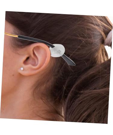 Osaladi 20 Pairs Anti-Slip Glasses Bracket Sleeves - White Earshots Cozy Gel Holders for Glasses & Earrings Replacement 1.5x1.5cm - Buy Online on GoSupps.com