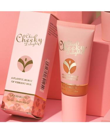 Blush with Applicator | Long-Lasting Face Blusher Non-Greasy Portable Blush Stick with Cushion Applicator for Home Gathering Dating Working Traveling Muflydo 01 - Buy Online on GoSupps.com