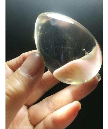 Natural Crystal Rough Rare Natural Clear Blue Rutiles Crystal Quartz Egg 2.28 Inch Spiritual Reiki yuebang - Buy Online on GoSupps.com