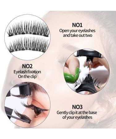 Reusable Magnetic Eyelashes Curved Naturally Magnetic Lashes Kit Four Magnet No Glue Needed All-Day Comfort Easy to Wear and Remove Fixed Firmly No Warp The Edge Easily (A/B/C Three Styles) (B Model) - Buy Online on GoSupps.com