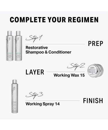 Kenra Platinum Working Wax 15 | Matte Finish Styler for All Hair Types | 1.4 oz - Buy Online on GoSupps.com