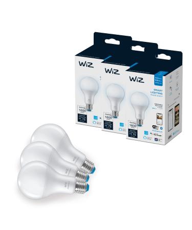WiZ Connected 3-Pack Daylight High Lumen 100W A21 Smart WiFi Light Bulb Dimmable 5000K Compatible with Alexa and Google Home Assistant No Hub Required 3 Bulbs A21 Daylight (5000k) 3 Count (Pack of 1) - Buy Online on GoSupps.com