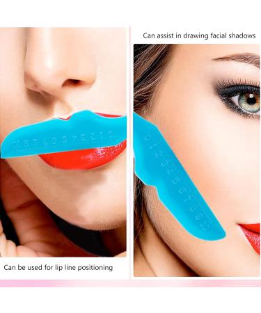 MCAORI Silicone Eyeliner Makeup Stencils Wing Tips Reusable Washable Aid Eyebrow Pencil Quick Stencil for Shape Eyebrows - Buy Online on GoSupps.com