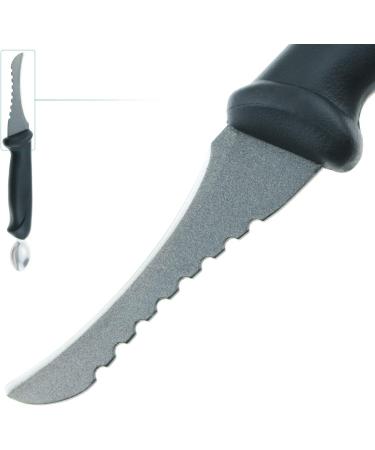 Marttiini Fishing Knife - Full-Tang Martef Coated 3-in-1 Fish Cleaner Knife for Dislocation & Disassembly | International Shipping Available - Buy Online on GoSupps.com