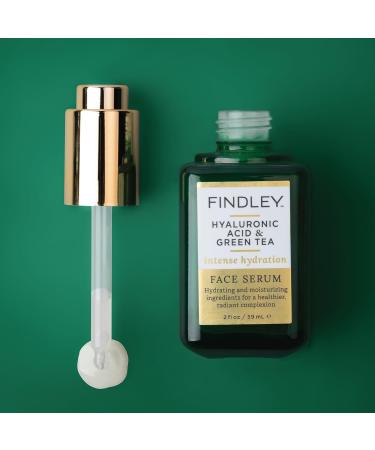 Findley Hyaluronic Acid & Green Tea Intense Hydration Face Serum | Hydrating & Moisturizing | Radiant Complexion (2 Fl Oz) - Buy Online on GoSupps.com