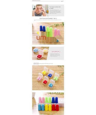 ShuWen 6 Pairs of Foam Ear Plugs Noise Canceling Ear Plugs Sleep Ear Plugs Soundproof Ear Plugs for Work Study Loud Places - Buy Online on GoSupps.com