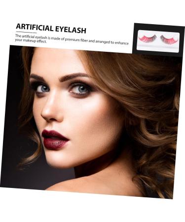 minkissy 18 Pairs Halloween False Eyelashes Long False Eye Lashes Vivid Eyelashes Party Eyelashes Women False Eyelash Reusable Artificial Eyelashes Unique Imported Fiber Miss Decorate - Buy Online on GoSupps.com