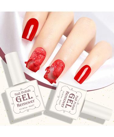 Nail Polish Remover Gel - Professional Non-Irritating Formula, 3-5 Minute Removal, No Foil Soaking Needed (15 ml) - Buy Online on GoSupps.com