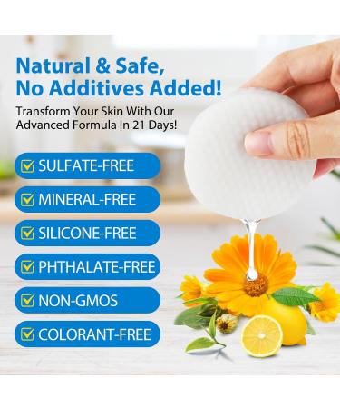40pcs Glycolic Acid Pads for Face & Body - Exfoliating Peeling Pads with Vitamins B3 B5 C & E - Reduce Fine Lines & Wrinkles - Collagen Renewal - Green Tea & Calendula - Buy Online on GoSupps.com