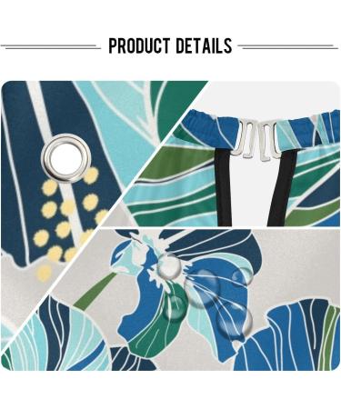 Waterproof Barber Cape - Blue Flower & Cheetah Haircut Bib for Men & Women | Unisex Hair Cutting Cape - Buy Online on GoSupps.com