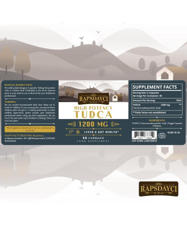 Ultra Strength TUDCA Liver Support Supplement - 1200mg (60 Capsules) - Bile Production & Digestion Boost - Buy Online on GoSupps.com