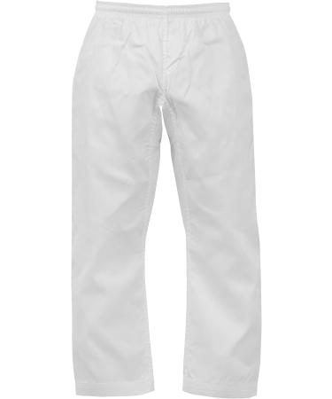 PFG Essential Karate Pants - Lightweight Unisex Special Edition White Size 5 - Buy Online on GoSupps.com