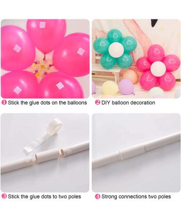IDAODAN Balloon Column Kit - 2 Set | 65 Inch Height Balloon Tower Stand for Wedding, Baby Shower, Birthday Party Decor - Buy Online on GoSupps.com