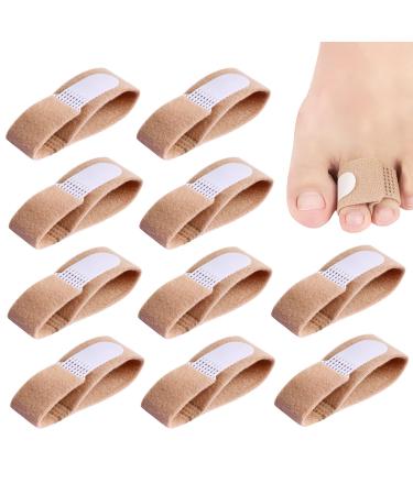 Naapesi 10 pieces of hammer toe toe bandage hammer toe correctors toe splints toe ribbon for fingers hammer toe toe corrector for overlapping toes crooked toes broken toes