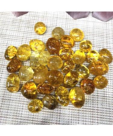 Raw Stones Minerals Specimens Bulk Orange Crack Citrine Tumbled Stones Crystals Reiki Gemstones for Home Aquarium Decor - (Color: 100g Size: 20-30mm) Obelisk - Buy Online on GoSupps.com