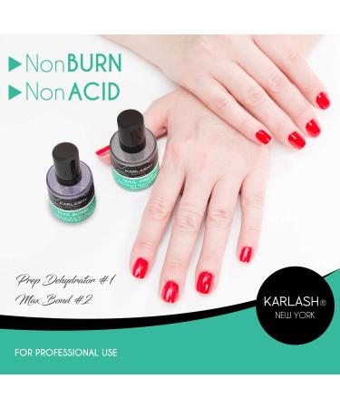 Karlash Professional Nail Prep Dehydrate & Bond Primer 0.5 oz - Superior Bonding for Acrylic & Gel Polish - Buy Online on GoSupps.com